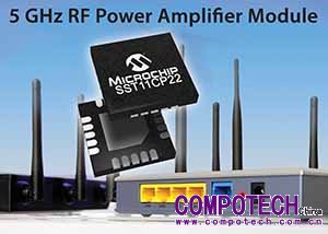 Microchip推出基于IEEE 802.11ac Wi-Fi?標準的全新5 GHz功率放大器模塊
